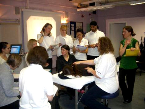 Carole Preen with Students at Morley College